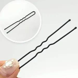 [골드스마일]어피 올림머리 고정핀 굵은 유핀 7cm 실핀 U핀 U자핀