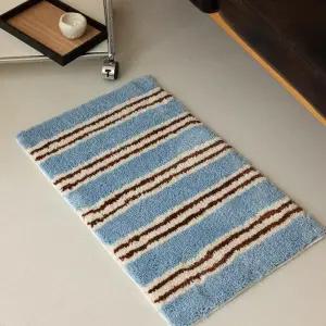 자카드 발매트 욕실 현관 화장실 빨아쓰는 침대 밑 러그 카페트 60X40