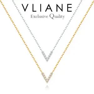 14K 심플리 브이 목걸이