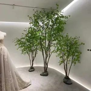 인테리어 대형 인조 나무 조화나무 분재 가짜 플랜테리어 개업 장식