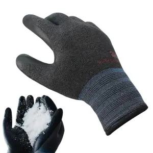 3M 혹한용 슈퍼그립 핫 그레이 M 윈터 털 기모 겨울용 작업 안전 코팅 겨울 방한 장갑