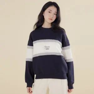 [디디오] G.앤디오 기모 배색 맨투맨 티 GXWTO08