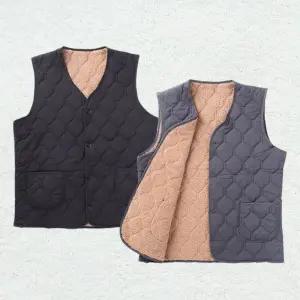 포그니 후끈 열조끼 여성 남성 방한 누빔 겨울조끼 방한 홈쇼핑 2벌