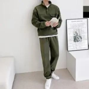 남자 소프트 후리스 트레이닝 세트 플리스 조거 셋업 기모안감 GPP ST888M 츄리닝 남성복 홈웨어