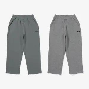 휠라 키즈 에센셜 로고 일자핏 기모 바지 FK2FPF4202X