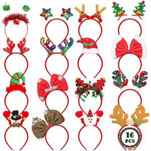 여성용 크리스마스 머리띠, 파티 용품용 액세서리 헤드웨어, 장식 선호