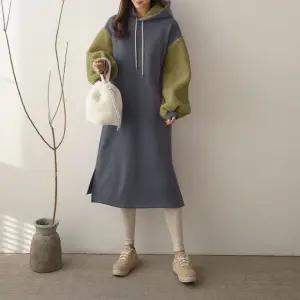 여성 덤블후드원피스 포근포근 따뜻한 겨울원피스