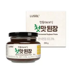 [루솔] 전통 재래식 첫 맛 된장 2박스 아기된장