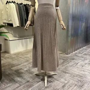 [대구백화점] [ab.f.z]니트 밴딩 플리츠 롱 스커트(AOA1HS331)