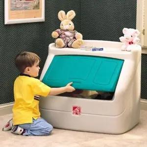 스텝2 장난감 큰 보관함 (녹색) 정리함 완구함 장난감함 수납장