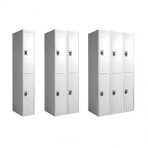 가구산책 철재 락커 2인용 2단 캐비넷 사무용 락카 간이옷장 R212