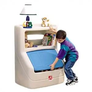 스텝2 장난감 책꽂이 보관함 (파랑) 정리함 완구함 장난감함 수납장