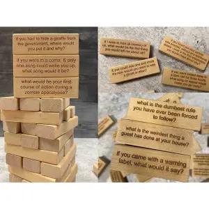 젠가 질문젠가 퀘스천게임 영어질문젠가 게임 연인 커플게임