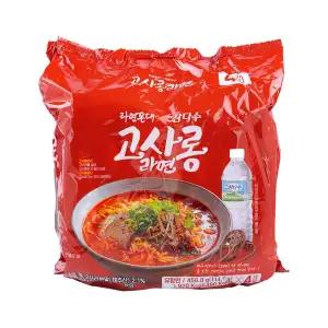 [이마트 단독] 라면꼰대X삼다수 고사롱라면 114g*4입
