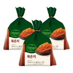 [신세계라이브쇼핑]CJ 비비고 묵은지 900g x3개