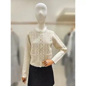 갤러리아 [케네스레이디](E509) 프릴로 케이블 가디건 (EKCDPK0400)