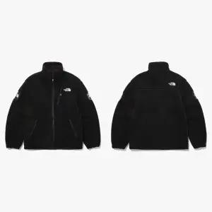 노스페이스 플리스 집업 자켓 뽀글이 겨울 방한 블랙 재킷