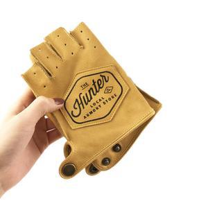 레트로 슈퍼커브 파 가죽 글러브 장갑 여름 오토바이 바이크 반장갑