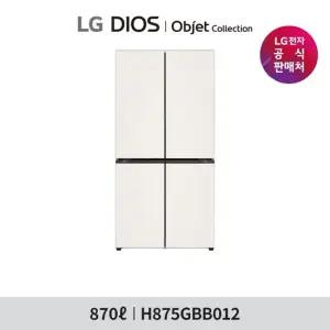 LG 디오스 오브제컬렉션 베이직 냉장고 870리터  H875GBB012