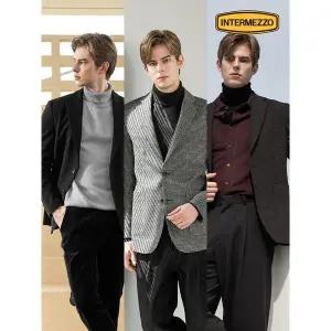 [하프클럽/인터메조]인터메조 폰테 저지 자켓 3종택1 IMEFMBZ106