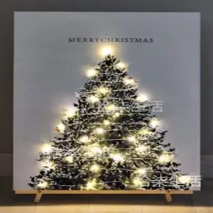 명화그리기 피포페인팅 크리스마스 트리 빛나는 독일 그림그리기 꽃 유화 풍경화원목 세트