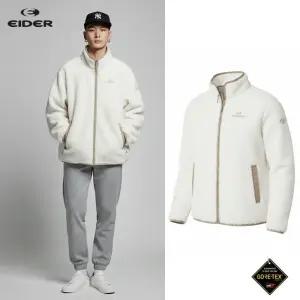 [백화점 출고] 아이더 플리스 남자 에시앙 윈드 스토퍼 자켓 크림 고어텍스 방풍 털 뽀글이 점퍼 후리스