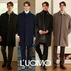 [워모]25FW 울 캐시미어 블렌드 퀼팅 코트