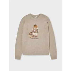 [후아유](김해점)Steve Premium Jacquard Sweater / WHKAF4T11U