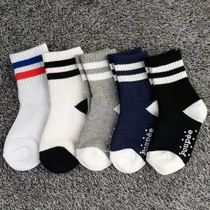 D골지빠삐용5족 봄 여름 가을 겨울 크리스마스 아동양말 유아 어린이 집 선물세트 유치원 답례품 아기 초등 방한