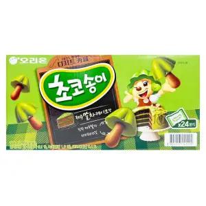 오리온 초코송이 제주말차케이크맛 36g x 24봉지 x 1개
