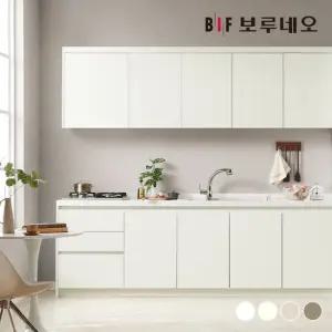 나비드 주방 싱크대 시공 일자형 2.4m E0 PET소재