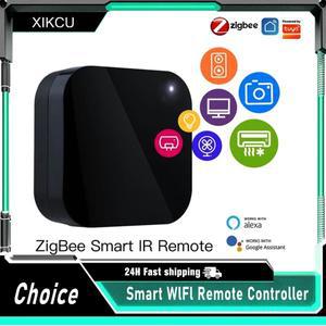 스마트 와이파이 원격 지그비 IR 컨트롤러 적외선 투야 홈 TV DVD 에어컨용 공용 알렉사 구글