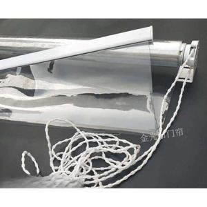 실외 0.8X1.8M 냉기보호커튼 도어커튼 PVC 스크린, 투명블라인드 롤커튼 방풍