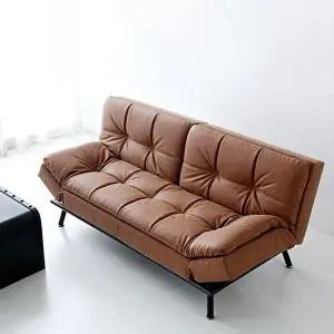 [마켓비]고품질 가죽 3인용 소파베드 인테리어소파 공간활용 생활방수 3인용소파 소파베드 거실소파 WFHB1