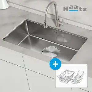 하츠 폰테 HZ-E8301SF 엠보 코팅 사각 싱크볼 싱크대 셀프교체 HY