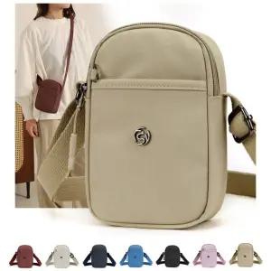 여성 미니멀 사이즈 지갑 화장품 나일론 데일리 크로스백 버킷백 캐주얼 복주머니백 복조리