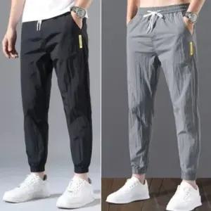 남성 허리밴딩 시보리 조거 스타일 팬츠 남자 슬렉스 슬랙스 반 리즈코 옷도매 면