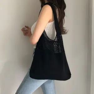 니트가방 숄더백 에코백 그물짜임가방 여자 데일리백 스마트 여성 미니 휴대 지갑형케이스