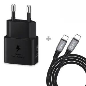 삼성 정품 C타입 초고속 충전기 갤럭시 PD PPS 충전 어댑터 25W 블랙(1.8M 케이