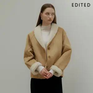 [25FW 최신상]  에디티드 Faux 스웨이드 무스탕 자켓