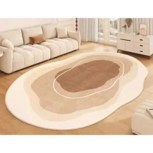 비정형 라운드 러그 원룸 카페트 바닥 매트 원형 북유럽