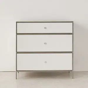 퍼스웰 (완제품)프리즈 800 3단 모듈수납장 서랍장(FO_022)