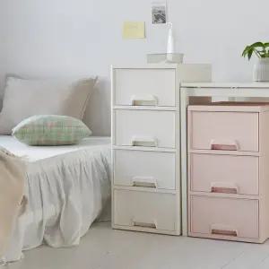 동서가구 스위티 이동식 서랍장 베이직 4단 DF927284