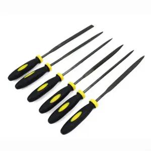 유리 석재 연마 수공구 조각 작업 줄 야스리 6종세트 야슬이 쇠줄 철공용줄 조줄 철공줄