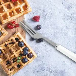 디저트다과포크세트 스텐 레스토랑 과일 포크 3P SET 과일포크 다과포크 홈카페분위기