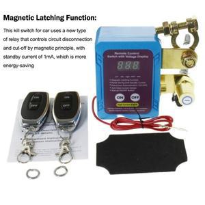릴레이보호12V/24V 고전류 자동차 배터리 차단기 리모컨 스위치 누전 보호 액세서리