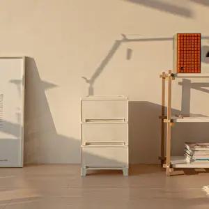 베이직 다용도 플라스틱 서랍장 3단