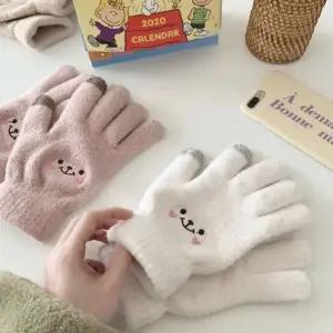 엔비 심쿵 터치 장갑 스마트폰 핸드폰 터치 장갑  겨울 수족냉증 남녀공용 니트