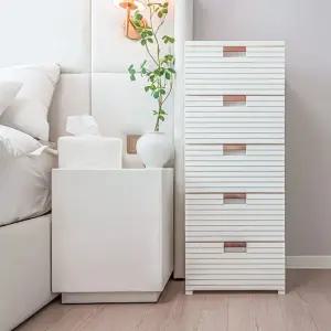 LINE 클래식 5단 플라스틱 서랍장