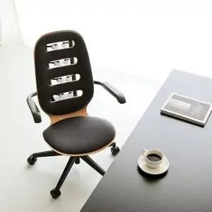 [마켓비]고품질 컴퓨터 책상의자 사무실 허리편한 높이조절 안마 의자 식...